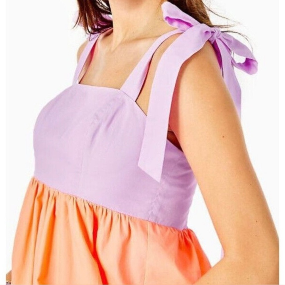 Lilly Pulitzer Anlee Cotton Top Purple Iris
P.B. Bellini Colorblock Size:8 - Picture 3 of 11